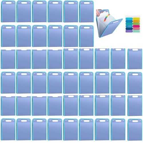 Sac Fourre-tout De Fichier - A4 Case De Stockage De Documents,Dossier De Grille Organisateur De Dossiers D'accordéon De13 Sections Les Fournitures D'étude, Le Tradier De Voyage Sac (30, BLUE) von Boboeitody
