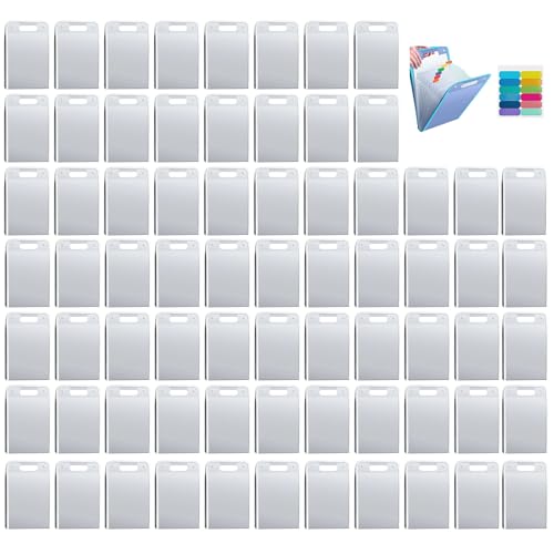 Sac Fourre-tout De Fichier - A4 Case De Stockage De Documents,Dossier De Grille Organisateur De Dossiers D'accordéon De13 Sections Les Fournitures D'étude, Le Tradier De Voyage Sac (30, white) von Boboeitody