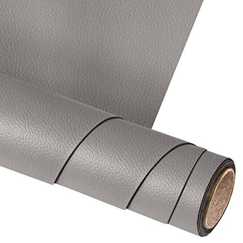 Bocguy Kunstleder Selbstklebend Leder Reparatur Patch, Lederflicken Selbstklebende 60 X 300 cm PU Lederreparaturband für Sofas, Autositze, Möbel Leder Reparatur und Renovierung, Hellgrau Bocguy Kunstleder Selbstklebend Leder Reparatur Patch, Lederflicken Selbstklebende 60 X 300 cm PU Lederreparaturband für Sofas, Autositze, Möbel Leder Reparatur und Renovierung, Hellgrau von Bocguy