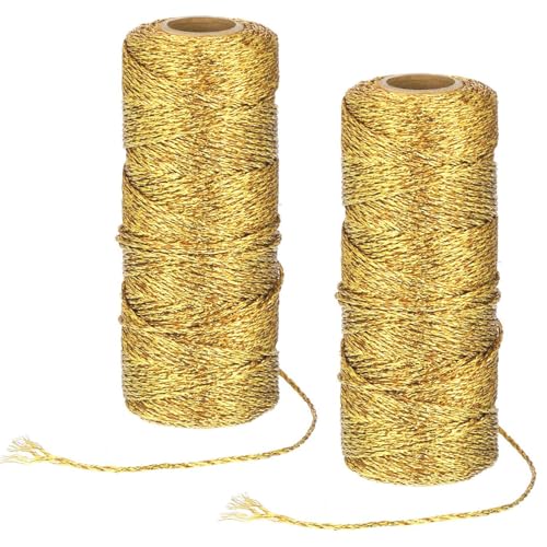 Goldfaden, 1MM Kordel Gold, 200M Goldene Kordel, Kordel Weihnachten Gold Schnur, DIY Bastelschnur Verpackungsschnur Unelastisch für Weihnachten Dekoration, DIY Basteln, Geschenkverpackung Goldfaden, 1MM Kordel Gold, 200M Goldene Kordel, Kordel Weihnachten Gold Schnur, DIY Bastelschnur Verpackungsschnur Unelastisch für Weihnachten Dekoration, DIY Basteln, Geschenkverpackung von Bocguy