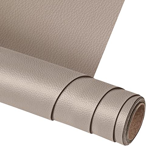 Leder Patch Selbstklebend 150 X 40 cm, Leder Reparatur Patch PU Lederreparaturband für Sofas, Handtaschen, Jacken, Autositze, Möbel Leder Reparatur und Renovierung, Taupe Braun von Bocguy
