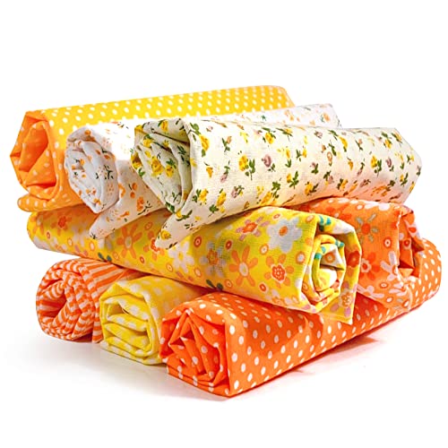 Stoffe Zum Nähen,Stoff,Bündchenstoff,Baumwollstoff,Patchwork Stoffe Paket Jersey Stoff Meterware Zum Nähen Diy Stoffstücke Für Alle Arten Von Kleinen Handgemachten(50x50cm) 8 Pcs von Bocguy