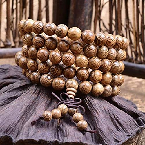 8mm Gebetskette Mala Armband, Holzperle Tibetisch Buddhistischer Buddha Meditationskette von Bodhi200