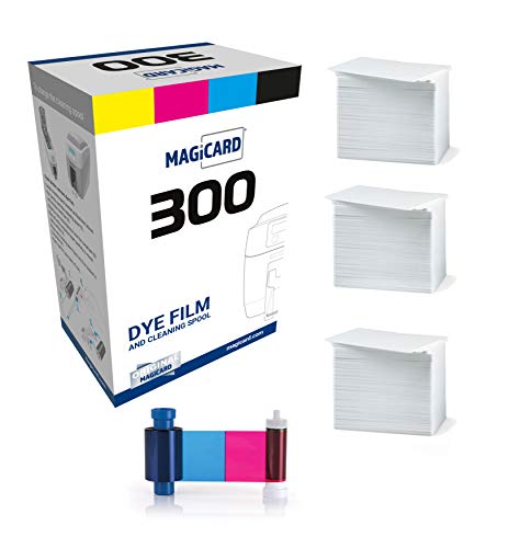 Bodno Magicard 300 Drucker MC300YMCKO Farbband – YMCKO – 300 Drucke Premium CR80 30 mm Grafikqualität PVC-Karten – 300 Stück Bodno Magicard 300 Drucker MC300YMCKO Farbband – YMCKO – 300 Drucke Premium CR80 30 mm Grafikqualität PVC-Karten – 300 Stück von Bodno