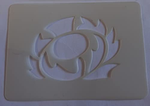 2 x Scottish Thistle face painting stencils reusable many times 2 x Scottish Thistle face painting stencils reusable many times von Body Art Desire