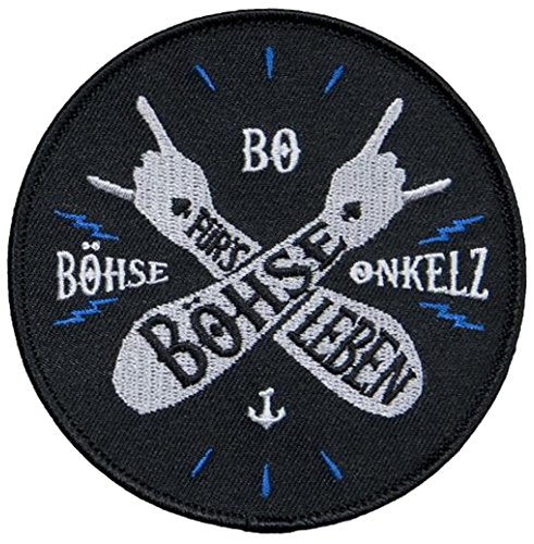 Böhse Onkelz - Böhse für´s Leben - Salute Aufnäher/Patch Böhse Onkelz - Böhse für´s Leben - Salute Aufnäher/Patch von Böhse Onkelz