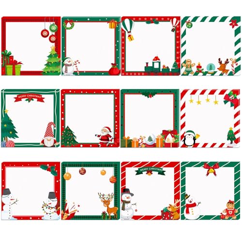 12 Stück Weihnachten Klebern Notizen Rot Grün Weihnachten Design Selbstklebende Notizpolster Winterurlaub Weihnachten Dekorative Klebende Memo Notizen für Schule Büro Zubehör Schüler Lehrer Geschenk 12 Stück Weihnachten Klebern Notizen Rot Grün Weihnachten Design Selbstklebende Notizpolster Winterurlaub Weihnachten Dekorative Klebende Memo Notizen für Schule Büro Zubehör Schüler Lehrer Geschenk von Boerni