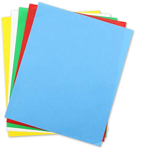 5 Blatt mehrfarbiges Transferpapier, wasserlösliches Transparentpapier, 28,9 x 22,9 cm, Transfermuster auf Stoff, Stoff, Leinwand, Zubehör zum Nähen. von Boerni