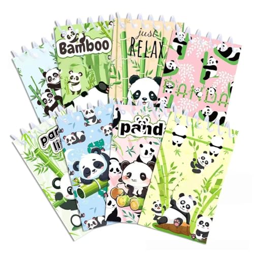 Boerni Mini-Notizblöcke mit niedlichem Panda-Motiv, Kawaii-Cartoon-Spiralen, Notizbücher, Tier-Notizbücher, Geburtstag, Lehrer, Klassenzimmer, Belohnungen für Kinder, Party, Geschenktüten, Füllstoffe Boerni Mini-Notizblöcke mit niedlichem Panda-Motiv, Kawaii-Cartoon-Spiralen, Notizbücher, Tier-Notizbücher, Geburtstag, Lehrer, Klassenzimmer, Belohnungen für Kinder, Party, Geschenktüten, Füllstoffe von Boerni