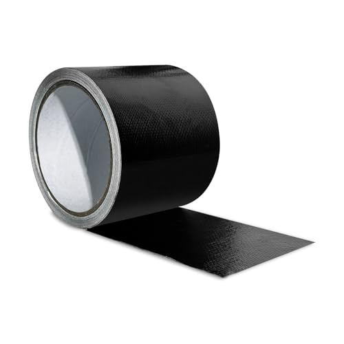 Bofanze Reparaturklebeband für Gewebeplanen 12M X 8CM LKW Planen Reparatur Klebeband Selbstklebend Planenband Planen Reparaturband Schwarz Markisen Reparatur Klebeband für Vorzelte, Zelte, Wohnwagen von Bofanze