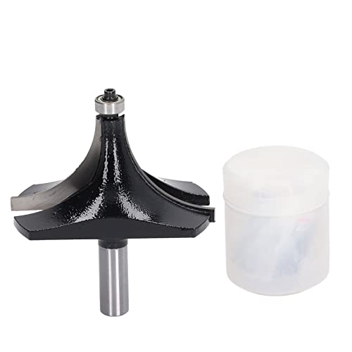 1/2in Shank Tungsten Carbide Roundover Router Bit, 1/2x3 1/2 Size, Durably Cutting Tool for Efficient Trimming, Chamfering in Woodworking von Bognajin