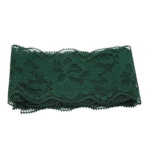 10 Meter weiches Nylon -Spitzenband, leichtes Schneiden für das Nähen, eleganter Stil, breite Anwendung in DIY -Projekten, Hochzeitsfeierdekoration (Dark Green) von Bognajin