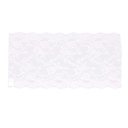 10 Yards Wide Lace Trim, Multi Purpose Embroidery Lace, 4 Vibrant Colors, 23cm Width, Elegant Garment Accessory for Household Decor, Crafts Sewing Projects (Pinkish) von Bognajin