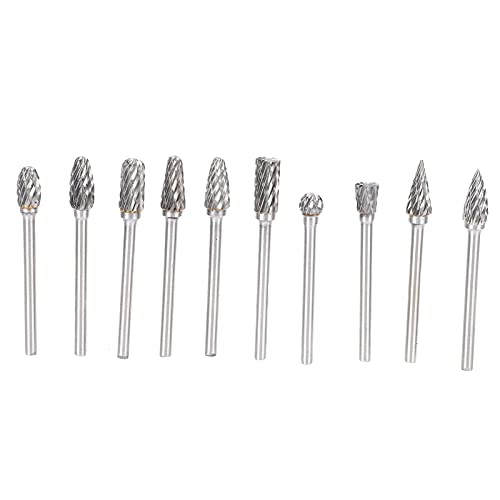10pcs revolvierende Datei -Mahlen Schneidemaschine, Carbid -Schleifkopf für Holzbearbeitung, Reib- und Schnitzrouter, 3x6 Größe, Doppel, Schneiden und 10pcs revolvierende Datei -Mahlen Schneidemaschine, Carbid -Schleifkopf für Holzbearbeitung, Reib- und Schnitzrouter, 3x6 Größe, Doppel, Schneiden und von Bognajin