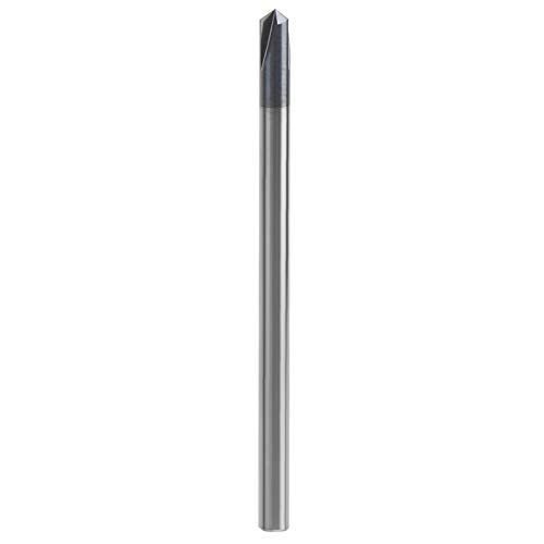3‑Flute Chamfer Cutter Drill Bit, Tungsten Steel 120° CNC Chamfering End Mill Tool for Aluminum and Copper Milling, Easy Installation and Tool Protection (D3*120 °*50l) von Bognajin