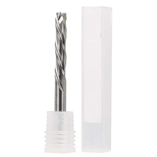 3 Flutes Tungsten Steel Milling Cutter for Aluminum, 6mm Shank Diameter, 32mm Length, High Wear , Replacement for Old Cutters, Silver von Bognajin