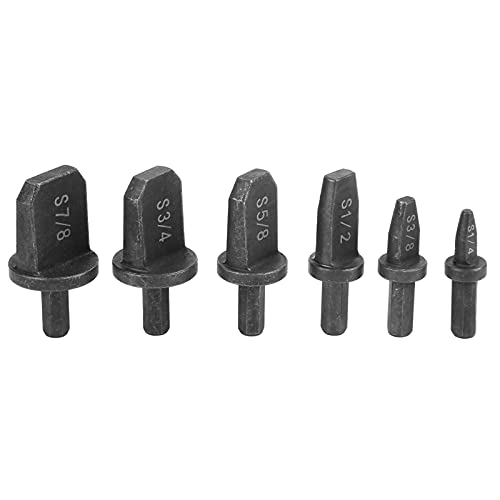 6PCS -Schaltrohr -Expander -Bohrer -Bit -Set, 45 Stahlschwankungen, für die Klimaanlage Kupferrohranschluss, umfasst 7/8 bis 1/4 Zoll Bits von Bognajin