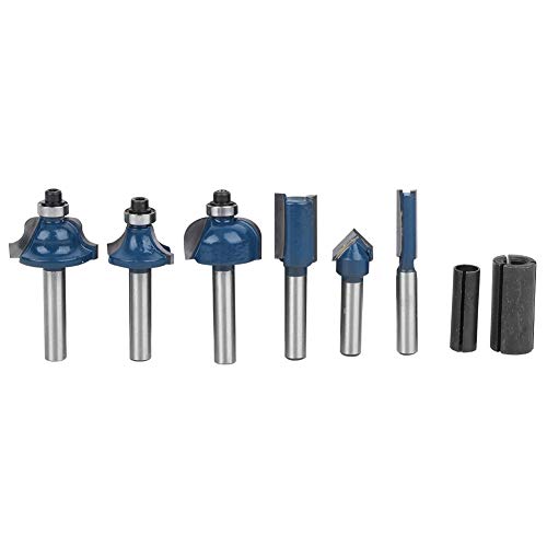 8Pcs Router Bit Set for Woodworking, Efficiency Milling cutting machine, Alloy Steel Material, 1/4in Shank, Various Specifications, Heat Treated Blades, for Carving and Modeling 8Pcs Router Bit Set for Woodworking, Efficiency Milling cutting machine, Alloy Steel Material, 1/4in Shank, Various Specifications, Heat Treated Blades, for Carving and Modeling von Bognajin