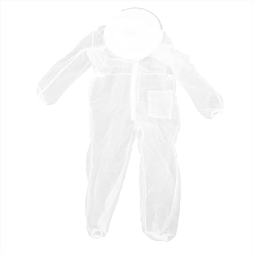 Anti Bee Biting Nylon Mesh Beekeeping Suit, Transparent One Piece Bee Clothing, Protective Gear with Domed Hat, Easy to and Dry, Breathable Material, L XXL Size Optional (L) von Bognajin