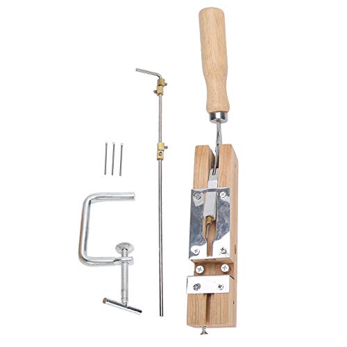 Bienenstockrahmen -Ösen Puncher -Maschine, Combbox -Bohrwerkzeug, professionelle Bienenzuchtgeräte mit 3 verschiedenen Nadeln, ergonomischem Griff, hochwertiger Holz und Edelstahl von Bognajin