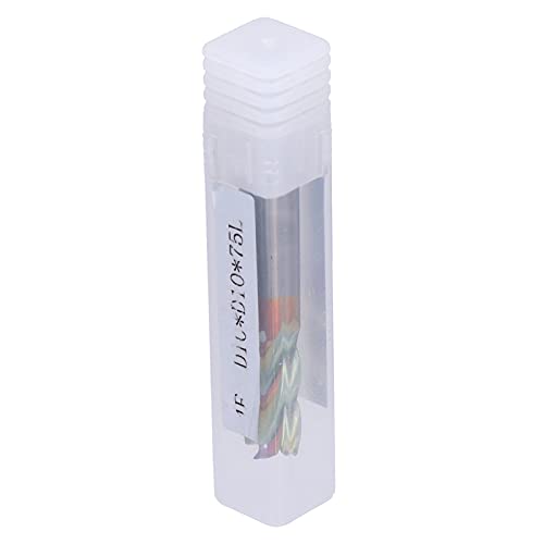 CNC Router Bit Spiral Milling cutting machine Accessory for Metal Processing, Tungsten Steel Material, 4 Blades 50°, Multicolored Outer layer care, D10 X D10 X 75L Size CNC Router Bit Spiral Milling cutting machine Accessory for Metal Processing, Tungsten Steel Material, 4 Blades 50°, Multicolored Outer layer care, D10 X D10 X 75L Size von Bognajin