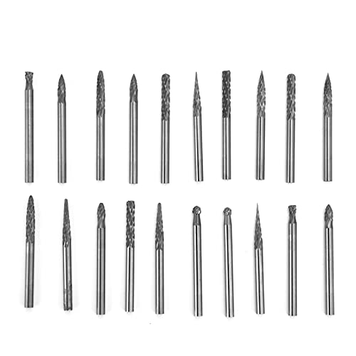 Carving Burr Bits, Tungsten Steel Double Slot, Hardness and Toughness, for mould Processing and, 20pcs Set Carving Burr Bits, Tungsten Steel Double Slot, Hardness and Toughness, for mould Processing and, 20pcs Set von Bognajin