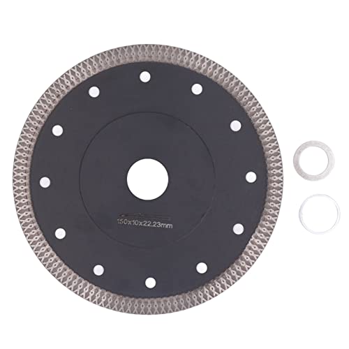 Circular Cutting Wheel with Flange Mesh for Angle Grinder, Efficient Cutting Wheel for Marble Tile, 65 Manganese Steel Base, Abrasive, Installation (150mm) von Bognajin