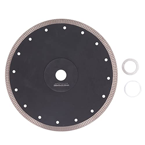 Circular Cutting Wheel with Flange Mesh for Angle Grinder, Efficient Cutting Wheel for Marble Tile, 65 Manganese Steel Base, Abrasive, Installation (230mm) von Bognajin