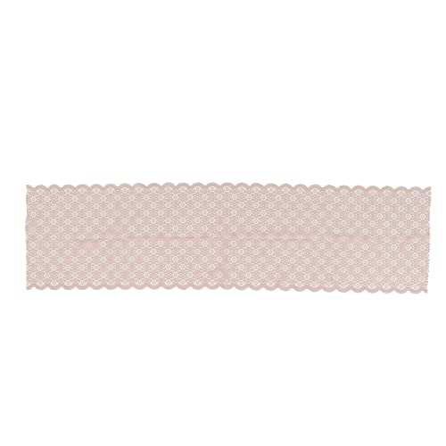 Elegante Blumenspitzenverkleidung, 10 Meter lang 9,4 Zoll breit, weich, sicher, geruchsloser Nylonmaterial, ideal für DIY -Nähprojekte, Dekoration Kissen Schürzenröcke und mehr (Pink) von Bognajin