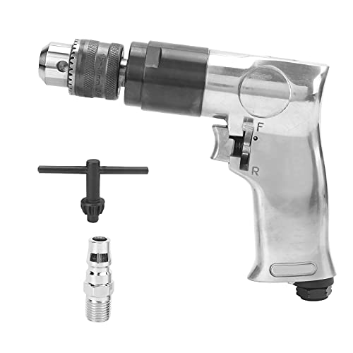 KP 550 Pneumatic Drill, 3/8 Inch Chuck Size, 2000rpm Variable Speed, Forward Reverse, Strong Bearing, Handheld Air Drill for Industrial Drilling Tasks (Japanese Style) von Bognajin