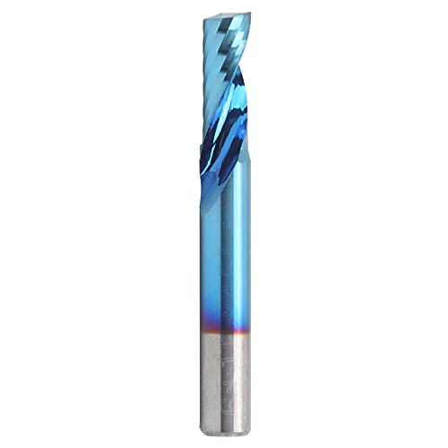 Spiral Milling cutting machine 6x15x50, Tungsten Steel CNC Tools, Single trowel with Blue Coating, Strength and Durability, Mirror Grinding Process trowel for Fast and smoothness von Bognajin