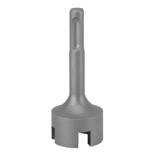Stahl gemahlene Stangentreiber Bits Sockel, Einfaches stabiles Leichtgewicht für SDS plus Hammerbohrer, schwere Haltbarkeit, universelle Kompatibilität (Cross) von Bognajin