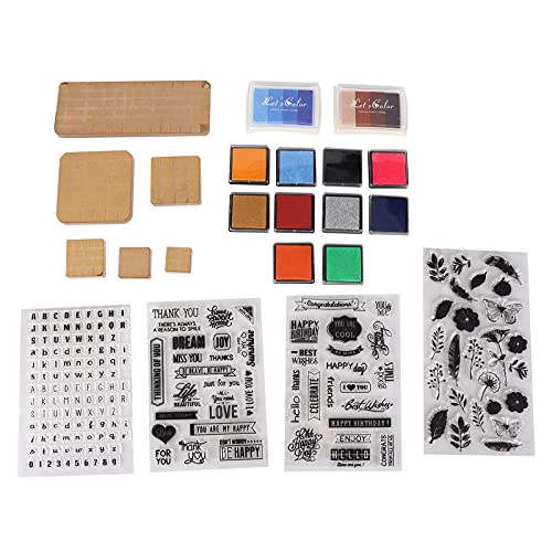 Stamp Blocks Tools Set DIY Craft Kit with Acrylic Blocks, Gradient Ink Pads, and Quadrate Stamp Pads for originality self-restraint and Gifts Stamp Blocks Tools Set DIY Craft Kit with Acrylic Blocks, Gradient Ink Pads, and Quadrate Stamp Pads for originality self-restraint and Gifts von Bognajin