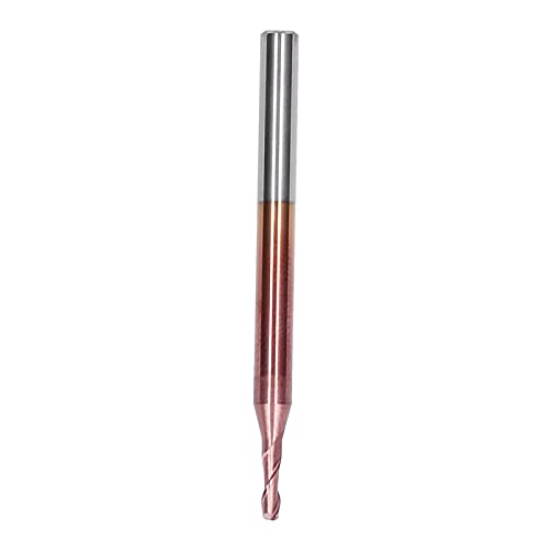 Sturdy Tungsten Steel End Mills, ‑ Cutting Performance, Super Chip Removal, for Machining Grooves in Nylon resins ABS (D2*D4*6 * 50L) von Bognajin
