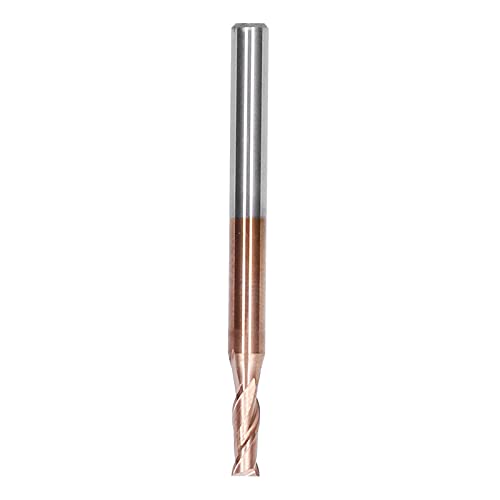 Sturdy Tungsten Steel End Mills, ‑ Cutting Performance, Super Chip Removal, for Machining Grooves in Nylon resins ABS (D3*D4*8 * 50L) von Bognajin