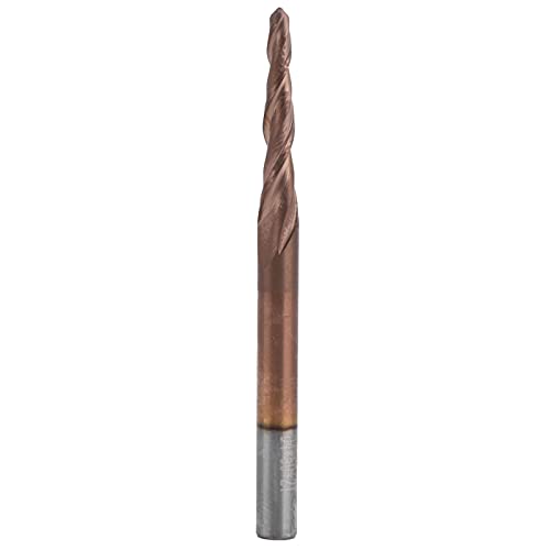 Tapered End Mills with Carbide Tip, Tungsten Steel Material, Excellent Chip Removal, Long Service, Nose Spiral Router for CNC Engraving and Cutting (R1.0 * 20.5*D4*50) von Bognajin