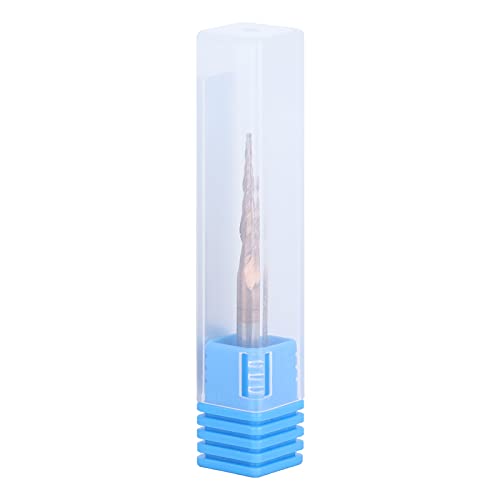 Tapered Nose End Mill CNC Router Bits, Antique Brass Plated 2 Flute, R0.5x20.5xD4x50, Tungsten Carbide Material for Cutting, End Milling and Grooving Tapered Nose End Mill CNC Router Bits, Antique Brass Plated 2 Flute, R0.5x20.5xD4x50, Tungsten Carbide Material for Cutting, End Milling and Grooving von Bognajin