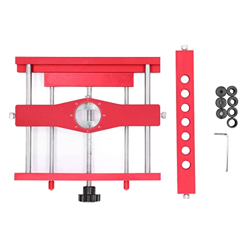 Woodworking Hole Drill Punch Positioner Dowel Cam Jig Kit 2 in 1 Guide Locator, Aluminum Alloy Material, and Accurate Scale, Versatile Drilling for Pin and Vertical Woodworking Hole Drill Punch Positioner Dowel Cam Jig Kit 2 in 1 Guide Locator, Aluminum Alloy Material, and Accurate Scale, Versatile Drilling for Pin and Vertical von Bognajin