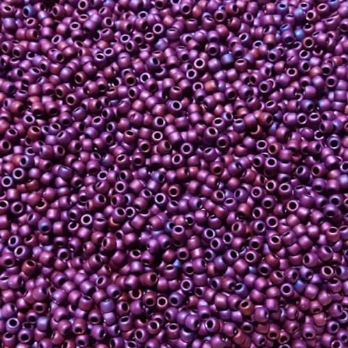 10 g TOHO Round Rocailles Seed Beads Japan (small) 11/0 (2.2 mm) Matte Color Andromeda 704 von Bohemia Crystal Valley
