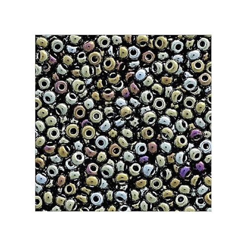 250 g Rocailles PRECIOSA seed beads, 8/0 mix metallic colors (Rocailles preciosa Samenperlen mischen Sie metallische Farben) von Bohemia Crystal Valley
