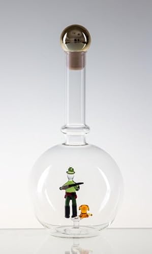 Empty Bottle MAGIC with a hunter, Glass, Czech Republic (0.5 litre) von Bohemia Crystal Valley