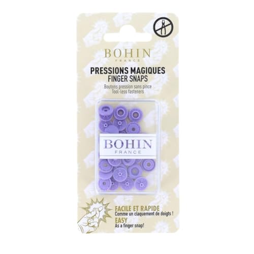 BOHIN France BO71705 Schnapp Befestigungselemente, Mixed, Mauve, 9 mm, 8 Count BOHIN France BO71705 Schnapp Befestigungselemente, Mixed, Mauve, 9 mm, 8 Count von Bohin