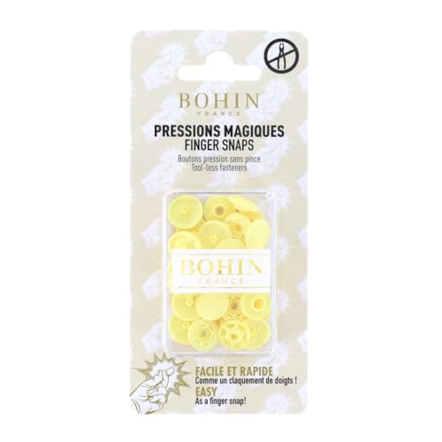 BOHIN France BO71756 Schnapp Befestigungselemente, Mixed, Gelb, 13 mm, 8 Count BOHIN France BO71756 Schnapp Befestigungselemente, Mixed, Gelb, 13 mm, 8 Count von Bohin