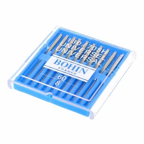 BOHIN France BO93045 Sortiment Titan Maschine Nadeln, Gemischt, Silber, Eins Größe, 10 Count BOHIN France BO93045 Sortiment Titan Maschine Nadeln, Gemischt, Silber, Eins Größe, 10 Count von Bohin