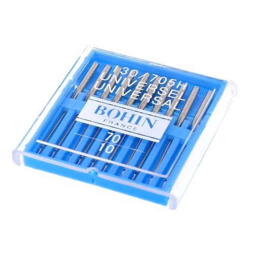 BOHIN France BO93046 Sortiment Maschine Nadeln, Silber, (70-10), 10 Count von Bohin