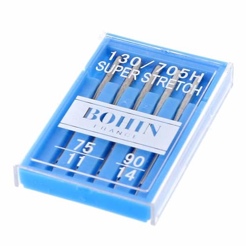 BOHIN France BO93203 Stretch Maschine Nadeln, Silber, 75-90, 5 Count BOHIN France BO93203 Stretch Maschine Nadeln, Silber, 75-90, 5 Count von Bohin
