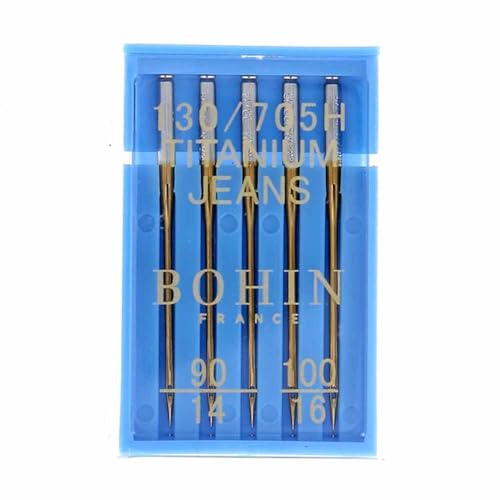 BOHIN France BO93206 Titan Silber Maschine Nadeln, 90-100, 5 Count BOHIN France BO93206 Titan Silber Maschine Nadeln, 90-100, 5 Count von Bohin