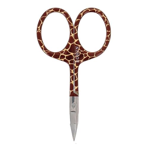 BOHIN France - BOHIN France Safari Sammlung Rostfrei Stahl (9cm) Giraffe Drucken Schick Stickerei Schere - 1 Stück von Bohin