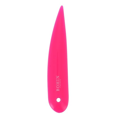 BOHIN France Ecke und Rand Shaper - Glatte und Abgerundete Kanten Werkzeug für Quilting und Nähen Projekte, Rosa, 13cm - 1 Stück BOHIN France Ecke und Rand Shaper - Glatte und Abgerundete Kanten Werkzeug für Quilting und Nähen Projekte, Rosa, 13cm - 1 Stück von Bohin