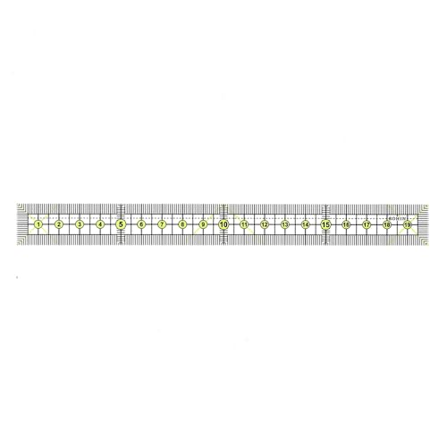 BOHIN France Quilting Lineal mit Zentimeter-Markierung - Patchwork-Lineal für Quilting und Nähen Projekte, 20 x 2cm - 1 Stück BOHIN France Quilting Lineal mit Zentimeter-Markierung - Patchwork-Lineal für Quilting und Nähen Projekte, 20 x 2cm - 1 Stück von Bohin